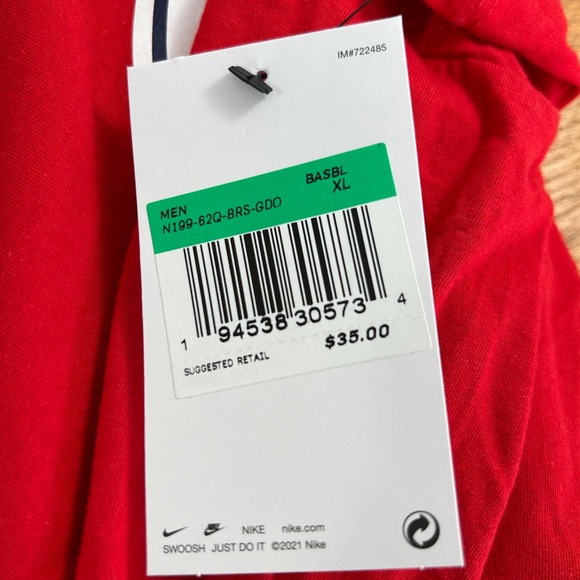 NWT Red Sox Short Sleeve Tee Shirt/The Nike Tee - Picture 4 of 6